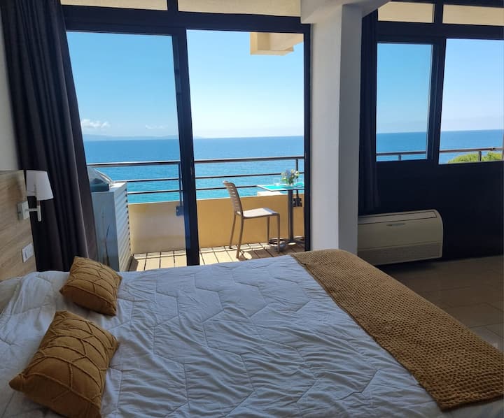 Beau Studio vue sur mer, route des sanguinaires.