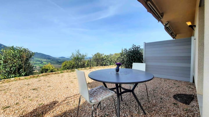 Studio B avec piscine & vue sur la baie d'Ajaccio - 4